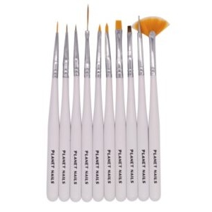 Art Brush Set (10) - White