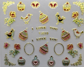 Nail Art Sticker - TJ099-G